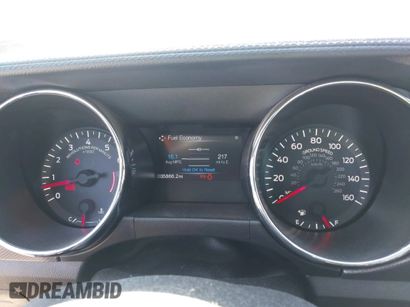 2016 Ford Mustang GT with VIN 1FA6P8CF9G5270819, listed as a IAAI auction lot 41708804 with 35,866 mi miles. Bid and sale history available at carsss.com. Image 7.
