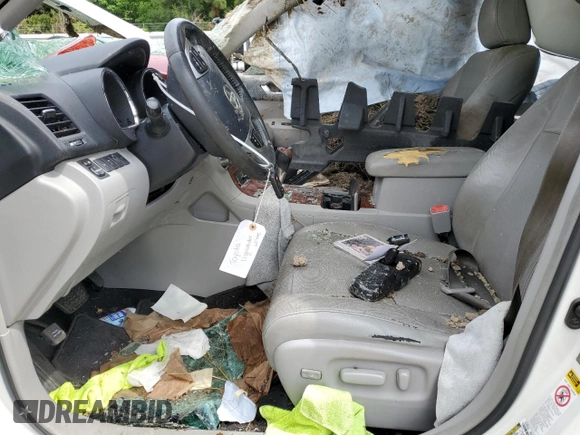 2011 Toyota Highlander Limited with VIN 5TDDK3EH2BS065699, listed as a Copart auction lot 57213085 with 250,015 mi miles and Salvage title. Bid and sale history available at DreamBid. Image 7.