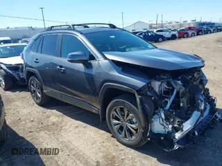 2024 Toyota RAV4 Hybrid XLE Premium with VIN 2T3B6RFVXRW082567, listed as a IAAI auction lot 42059419 with 3,039 mi miles. Bid and sale history available at carsss.com. Image 1.