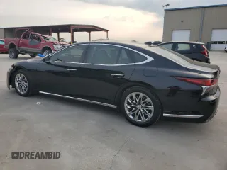 2018 Lexus LS with VIN JTHB51FF3J5002758, listed as a Copart auction lot 66185614 with 103,285 mi miles and Salvage Title. Bid and sale history available at carsss.com. Image 2.