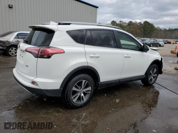 2018 Toyota RAV4 XLE with VIN JTMWFREV3JJ737450, listed as a Copart auction lot 50206255 with 7,805 mi miles and Salvage Title. Bid and sale history available at DreamBid. Image 3.
