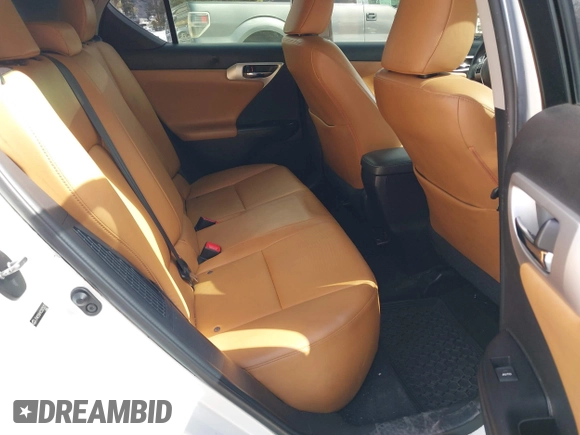 2012 Lexus CT CT 200h with VIN JTHKD5BHXC2075227, listed as a IAAI auction lot 41740583 with 129,412 mi miles and . Bid and sale history available at carsss.com. Image 8.