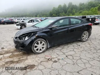 2012 Hyundai Elantra Limited with VIN KMHDH4AE3CU460659, listed as a Copart auction lot 62691115 with 148,494 mi miles and Salvage title. Bid and sale history available at DreamBid. Image 1.
