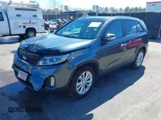 2015 Kia Sorento EX with VIN 5XYKU4A70FG559566, listed as a IAAI auction lot 41727052 with 92,258 mi miles. Bid and sale history available at carsss.com. Image 2.