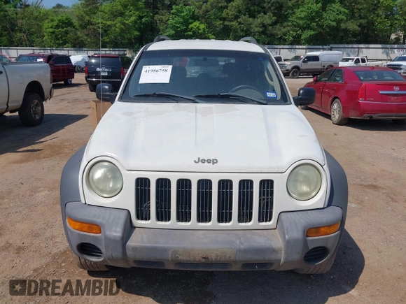 2003 Jeep Liberty Sport with VIN 1J4GK48K33W512868, listed as a IAAI auction lot 41986758 with 189,473 mi miles and . Bid and sale history available at DreamBid. Image 6.