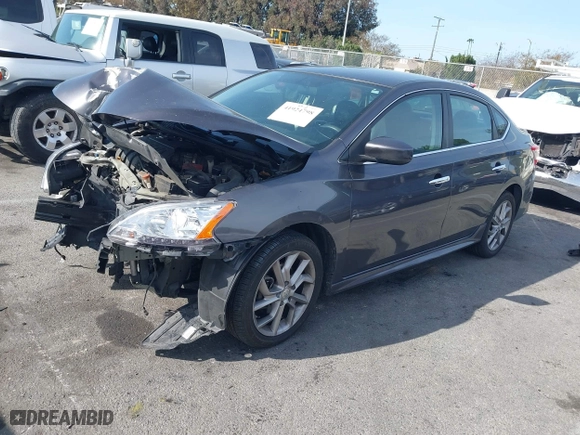 2013 Nissan Sentra SV with VIN 3N1AB7APXDL641946, listed as a IAAI auction lot 41924798 with 187,153 mi miles. Bid and sale history available at carsss.com. Image 17.