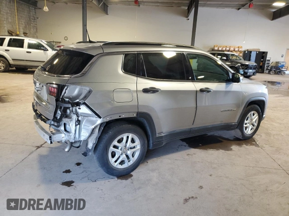 2019 Jeep Compass Sport z VIN 3C4NJCAB2KT636784, wystawiony jako Copart lot #63831145 z przebiegiem 48 699 mil mil oraz Szkoda całkowita • Salvage title. Historia ofert i sprzedaży dostępna na DreamBid. Obrazek 3.