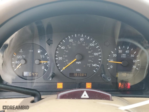 2003 Mercedes-Benz M-Class 3.7L with VIN 4JGAB57E63A428873, listed as a Copart auction lot 44179105 with 191,384 mi miles and Salvage Title. Bid and sale history available at carsss.com. Image 9.