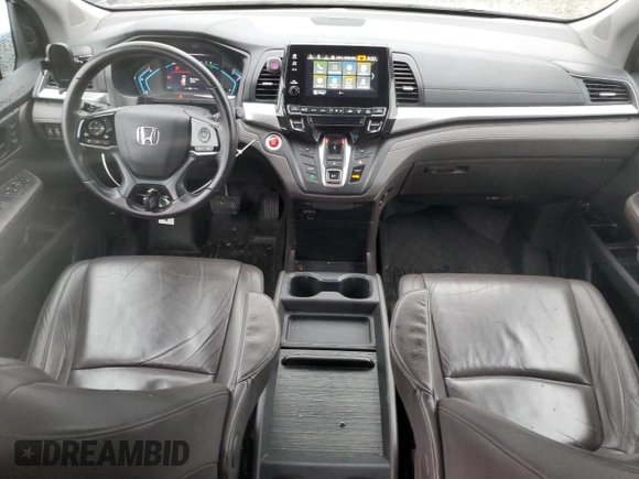 2018 Honda Odyssey EX-L with VIN 5FNRL6H75JB112153, listed as a Copart auction lot 51984465 with 156,082 mi miles and Salvage Title. Bid and sale history available at carsss.com. Image 8.