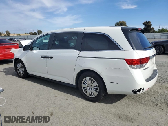 2016 Honda Odyssey LX с VIN 5FNRL5H27GB112890, выставлен на аукционе Copart как лот 57286785 с пробегом 103 508 миль миль и Списание • Salvage title. История ставок и продаж доступна на DreamBid. Изображение 2.