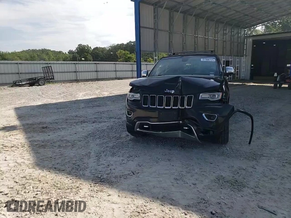 2015 Jeep Grand Cherokee Overland with VIN 1C4RJFCG0FC783375, listed as a Copart auction lot 61966725 with 191,478 mi miles and Salvage title. Bid and sale history available at DreamBid. Image 14.