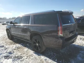 2015 Cadillac Escalade ESV Platinum z VIN 1GYS4UKJ1FR565785, wystawiony jako Copart lot #41651755 z przebiegiem 165 197 mil mil oraz Szkoda całkowita • Salvage title. Historia ofert i sprzedaży dostępna na DreamBid. Obrazek 2.