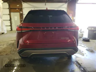2023 Lexus RX 350h with VIN 2T2BBMCA5PC013398, listed as a Copart auction lot 50963615 with 13,587 mi miles and Salvage Title. Bid and sale history available at DreamBid. Image 6.