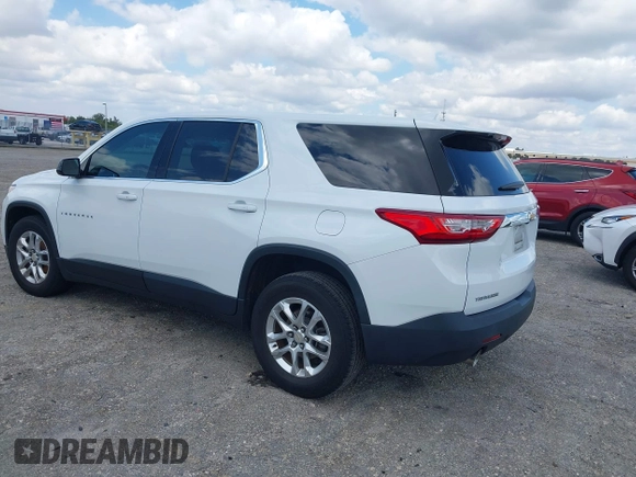 2020 Chevrolet Traverse LS with VIN 1GNERFKW5LJ126120, listed as a IAAI auction lot 42003108 with 30,420 mi miles. Bid and sale history available at carsss.com. Image 3.