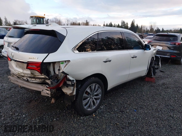 2015 Acura MDX Tech Pkg with VIN 5FRYD4H43FB022153, listed as a IAAI auction lot 41496232 with 80,839 mi miles. Bid and sale history available at carsss.com. Image 4.