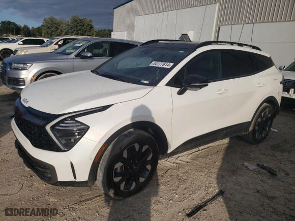 2023 Kia Sportage Plug-In Hybrid X-Line Prestige with VIN KNDPZDAH2P7107911, listed as a Copart auction lot 84177614 with 6,301 mi miles and Salvage Title. Bid and sale history available at carsss.com. Image 1.