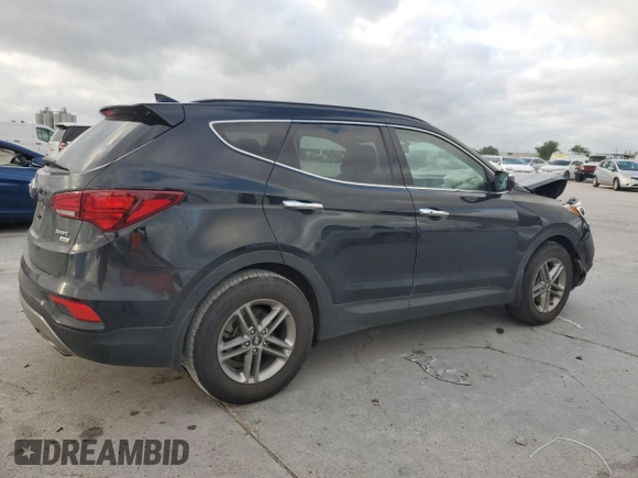2018 Hyundai Santa Fe 2.4L with VIN 5XYZUDLB3JG515991, listed as a Copart auction lot 56762965 with 51,413 mi miles and Salvage title. Bid and sale history available at DreamBid. Image 3.