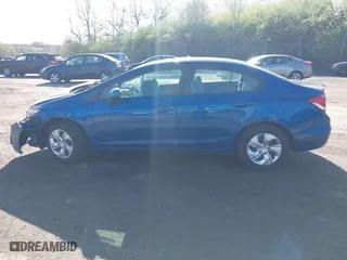 2013 Honda Civic Sdn LX with VIN 2HGFB2F52DH598307, listed as a IAAI auction lot 41971551 with 61,362 mi miles. Bid and sale history available at carsss.com. Image 15.