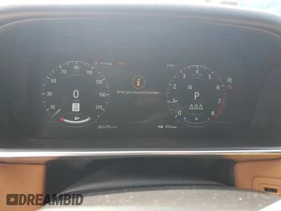 2022 Land Rover Range Rover Sport HSE Dynamic with VIN SALWR2SE7NA209167, listed as a Copart auction lot 70836094 with 53,175 mi miles and Salvage Title. Bid and sale history available at DreamBid. Image 9.
