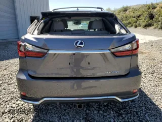 2020 Lexus RX 450h z VIN 2T2HGMDA1LC043938, wystawiony jako Copart lot #57683285 z przebiegiem 52 143 mil mil oraz Szkoda całkowita • Salvage title. Historia ofert i sprzedaży dostępna na DreamBid. Obrazek 6.