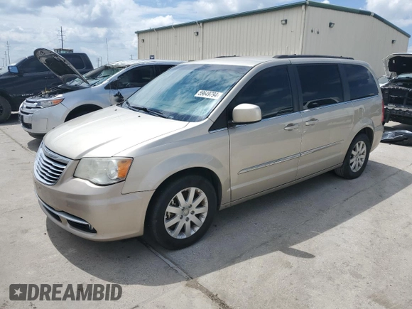 2014 Chrysler Town & Country Touring with VIN 2C4RC1BG2ER329276, listed as a Copart auction lot 59649794 with 153,235 mi miles and Salvage Title. Bid and sale history available at DreamBid. Image 1.