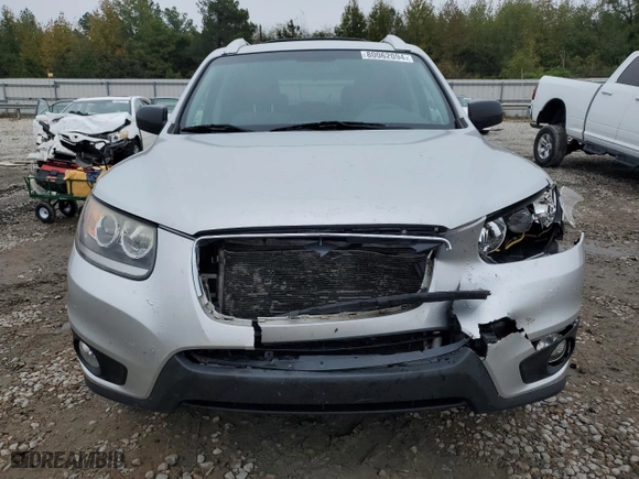 2012 Hyundai Santa Fe SE with VIN 5XYZHDAG7CG130696, listed as a Copart auction lot 80062094 with 156,628 mi miles and Salvage Title. Bid and sale history available at carsss.com. Image 5.