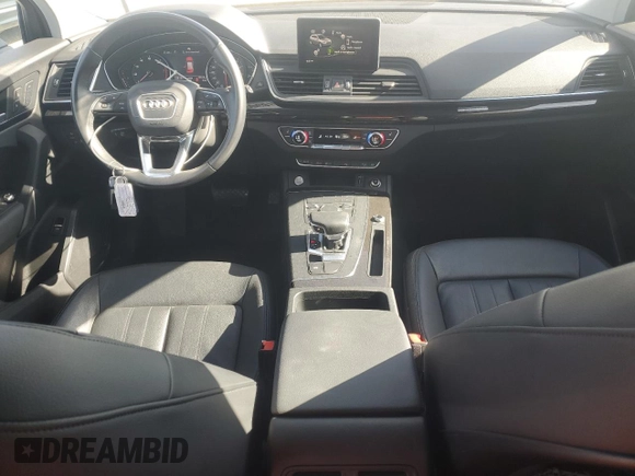 2020 Audi Q5 Premium with VIN WA1ANAFYXL2034037, listed as a Copart auction lot 63627825 with 33,874 mi miles and Salvage title. Bid and sale history available at DreamBid. Image 8.