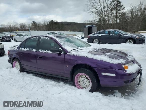 2000 Saturn SL with VIN 1G8ZF5281YZ262214, listed as a Copart auction lot 45200305 with 127,304 mi miles and Clean Title. Bid and sale history available at carsss.com. Image 4.