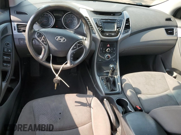 2014 Hyundai Elantra SE z VIN KMHDH4AEXEU049682, wystawiony jako Copart lot #60430585 z przebiegiem 154 815 mil mil oraz Szkoda całkowita • Salvage title. Historia ofert i sprzedaży dostępna na DreamBid. Obrazek 8.