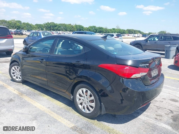 2012 Hyundai Elantra GLS with VIN KMHDH4AE0CU231369, listed as a IAAI auction lot 42067626 with 134,274 mi miles. Bid and sale history available at carsss.com. Image 3.