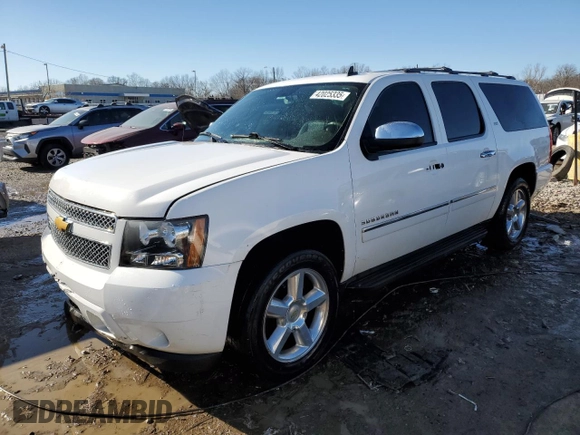 2013 Chevrolet Suburban LTZ with VIN 1GNSCKE07DR331719, listed as a Copart auction lot 42025335 with 221,584 mi miles and Salvage Title. Bid and sale history available at carsss.com. Image 1.