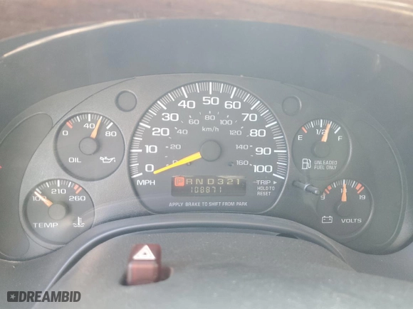 2000 GMC Savana Cargo Van YF7 Upfitter with VIN 1GDFG15R1Y1121592, listed as a Copart auction lot 72927304 with 108,871 mi miles and Salvage Title. Bid and sale history available at carsss.com. Image 9.