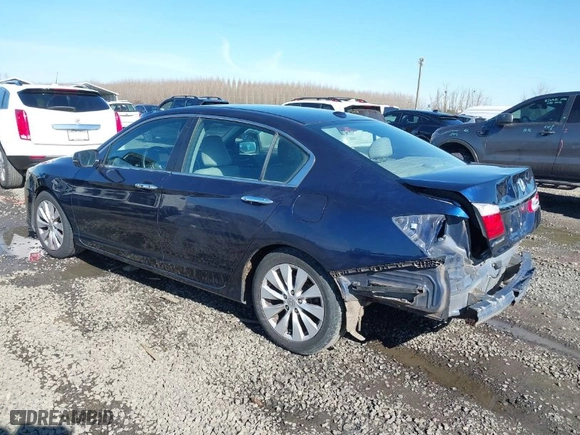 2015 Honda Accord Sedan EX-L with VIN 1HGCR2F83FA105888, listed as a IAAI auction lot 41687251 with 214,461 mi miles. Bid and sale history available at carsss.com. Image 3.
