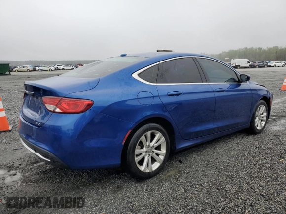 2015 Chrysler 200 Limited with VIN 1C3CCCAB1FN705489, listed as a Copart auction lot 50977855 with 157,626 mi miles and Salvage Title. Bid and sale history available at carsss.com. Image 3.