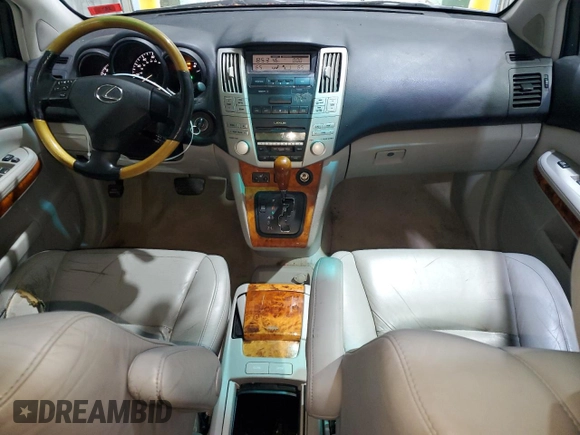 2006 Lexus RX 330 with VIN 2T2HA31U16C109726, listed as a Copart auction lot 53476855 with 163,946 mi miles and Salvage title. Bid and sale history available at DreamBid. Image 8.