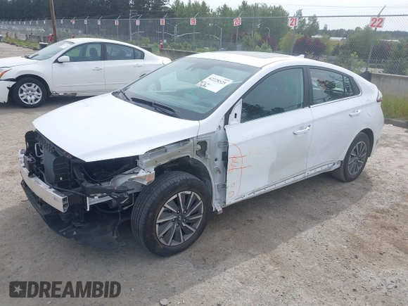 2020 Hyundai Ioniq Limited with VIN KMHC85LJ6LU063460, listed as a IAAI auction lot 42228525 with 31,899 mi miles and . Bid and sale history available at DreamBid. Image 20.