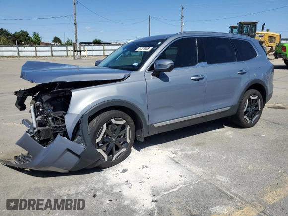 2024 Kia Telluride S with VIN 5XYP6DGC7RG491176, listed as a Copart auction lot 57329605 with 19,287 mi miles and Salvage title. Bid and sale history available at DreamBid. Image 1.