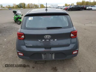 2024 Hyundai Venue SE with VIN KMHRB8A35RU297311, listed as a Copart auction lot 74972664 with 17,483 mi miles and Salvage Title. Bid and sale history available at DreamBid. Image 6.