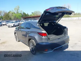 2020 Lexus RX 450h F Sport Performance with VIN 2T2YGMDA4LC055002, listed as a IAAI auction lot 41974333 with 64,998 mi miles and . Bid and sale history available at DreamBid. Image 3.