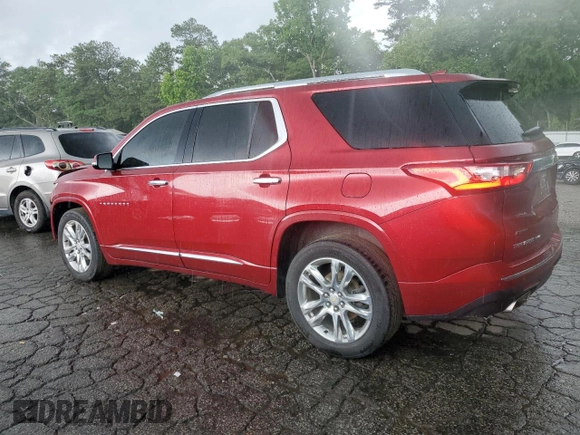 2018 Chevrolet Traverse High Country with VIN 1GNEVKKW7JJ250813, listed as a Copart auction lot 58981395 with 145,170 mi miles and Salvage title. Bid and sale history available at DreamBid. Image 2.