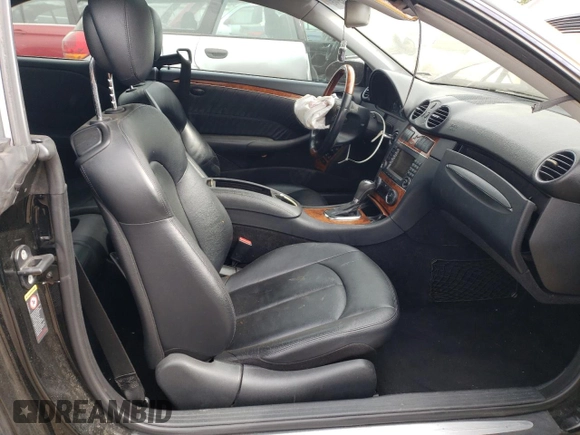 2008 Mercedes-Benz CLK-Class 5.5L with VIN WDBTJ72H08F245331, listed as a Copart auction lot 52142694 with 68,697 mi miles and Salvage Title. Bid and sale history available at carsss.com. Image 10.