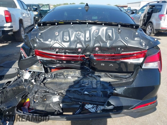 2023 Hyundai Elantra SEL with VIN 5NPLM4AG9PH116556, listed as a IAAI auction lot 41965379 with 5,907 mi miles and . Bid and sale history available at DreamBid. Image 17.