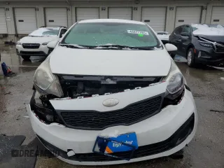 2013 Kia Rio LX with VIN KNADM4A39D6291068, listed as a Copart auction lot 43377785 with 95,279 mi miles and Salvage Title. Bid and sale history available at carsss.com. Image 5.