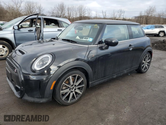 2023 MINI Hardtop Cooper S with VIN WMW53DH03P2T81248, listed as a Copart auction lot 43637175 with 9,565 mi miles and Salvage title. Bid and sale history available at DreamBid. Image 1.
