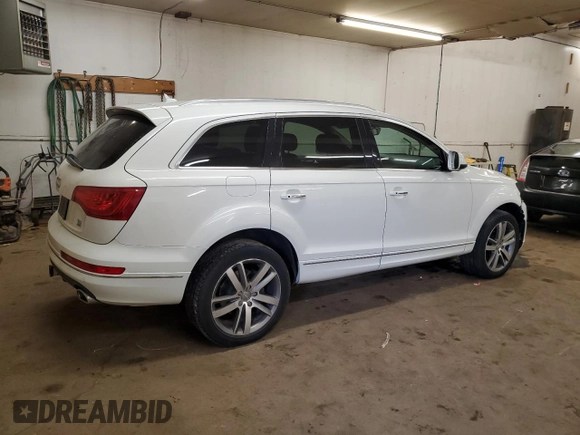 2014 Audi Q7 3.0L TDI Prestige with VIN WA1VMAFEXED000746, listed as a Copart auction lot 88471025 with 169,679 mi miles and Salvage Title. Bid and sale history available at carsss.com. Image 3.