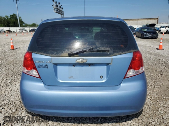 2005 Chevrolet Aveo LS with VIN KL1TD62675B296286, listed as a Copart auction lot 60978265 with 71,308 mi miles and Clean title. Bid and sale history available at DreamBid. Image 6.