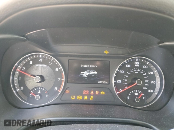 2022 Kia Forte LXS with VIN 3KPF24AD3NE427488, listed as a Copart auction lot 52074775 with 49,715 mi miles and Salvage Title. Bid and sale history available at carsss.com. Image 9.