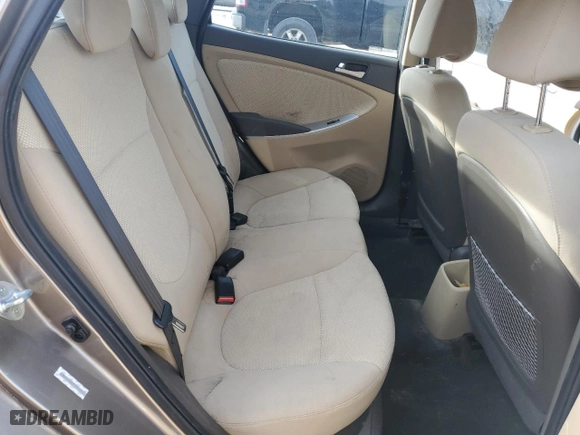 2014 Hyundai Accent GLS with VIN KMHCT4AE2EU658601, listed as a Copart auction lot 51180355 with 132,147 mi miles and Salvage Title. Bid and sale history available at carsss.com. Image 10.