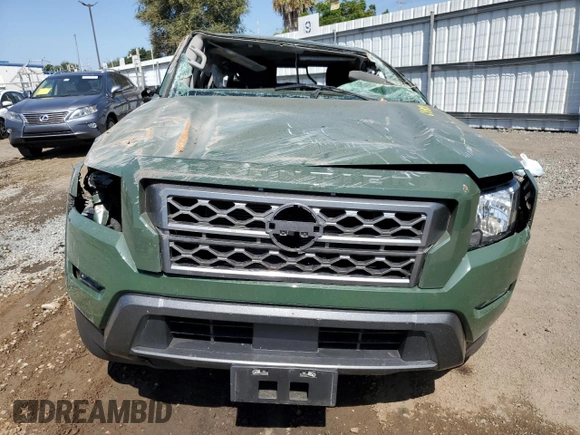 2023 Nissan Frontier SV with VIN 1N6ED1EJ3PN600832, listed as a Copart auction lot 68518434 with 17,471 mi miles and Salvage Title. Bid and sale history available at carsss.com. Image 5.