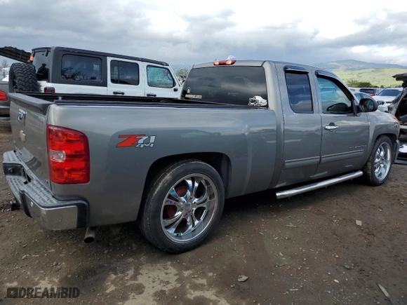 2009 Chevrolet Silverado 1500 LT with VIN 1GCEK29029Z114797, listed as a Copart auction lot 51542175 with 307,799 mi miles and Salvage Title. Bid and sale history available at carsss.com. Image 3.